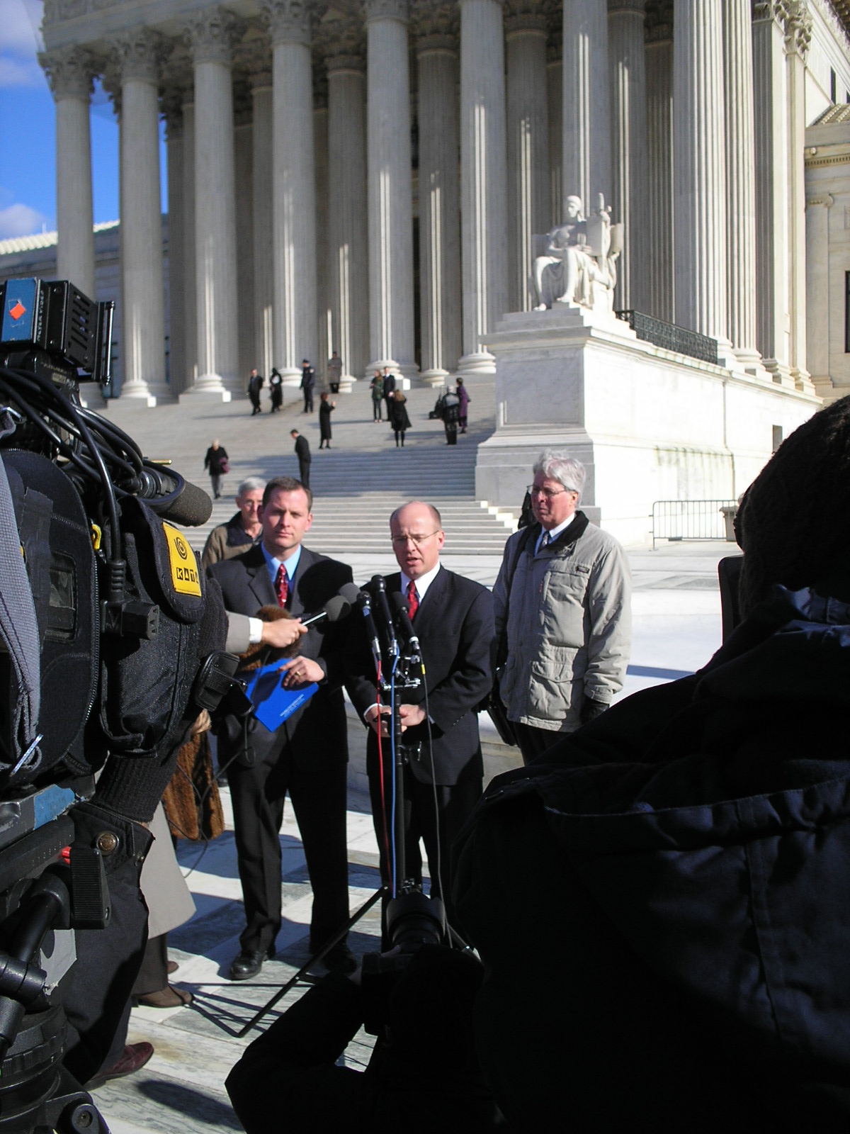 Photo of the 1/10/2007 US Supreme Court Press Conference